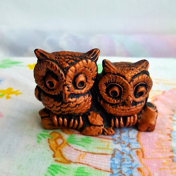 Vintage Coppercraft Guild Owl Figurine - Picture 2 of 4